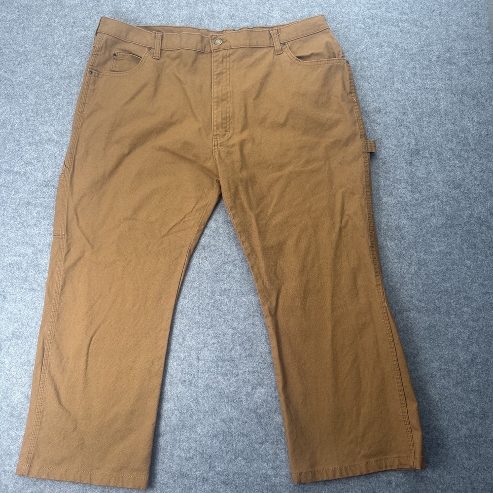 Dickies Men's Brown 40x32 Workwear Carpenter Jeans Stretch Cotton